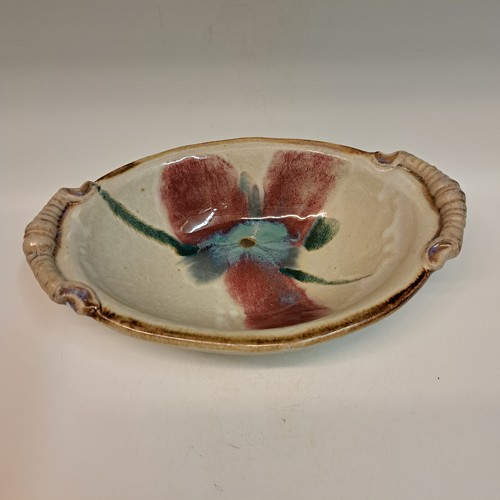 #230780 Oval Serving Bowl Sand with Splash $15 at Hunter Wolff Gallery